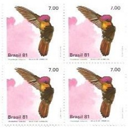 1S - SC C-1199 Qdr Fauna Br, Beija-Flores 1981 Mint