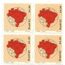 1S - SC C-1289 Qdr Telebrás 10 Anos 1982 Mint