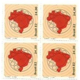 1S - SC C-1289 Qdr Telebrás 10 Anos 1982 Mint