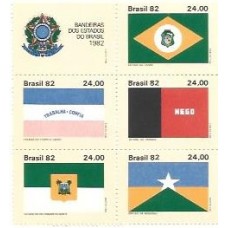 1S - SC C-1294/98 Série Bandeiras Estados Br 1982 Mint
