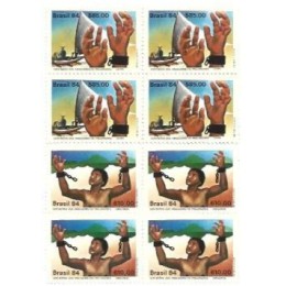 1S - SC C-1375/76 Série Qdr Cent Abolictas Precursores 1984 Mint