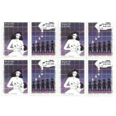 1S - SC C-1465/66 ST Qdr Sobrev Desenv Infantil UNICEF 1985 Mint