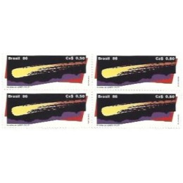 1S - SC C-1507 Qdr Retorno Planeta Halley 1986 Mint