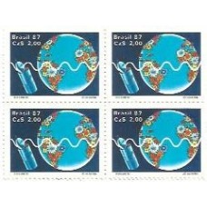 1S - SC C-1547 Qdr Telecom, Exp Mundial 1987 Mint