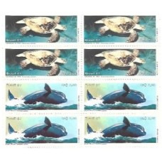 1S - SC C-1549/50 Série Qdr Preservação Fauna Br 1987 Mint