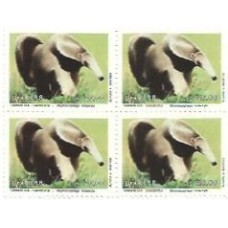 1S - SC C-1591 Qdr Preser Fauna Br, Tamanduá 1988 Mint