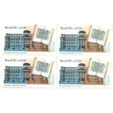 1S - SC C-1708 Qdr Literatura Br, Dia do Livro 1990 Mint