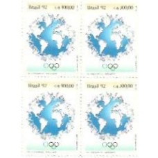 1S - SC C-1786 Qdr XXV Jgs Olímpícos, Barcelona Globo 1992 Mint