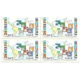 1S - SC C-1842 Qdr Conf Ibero-Americana Estado 1993 Mint