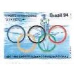 1S - SC C-1883 Cent Comitê Olímpico Internacional 1994 Mint
