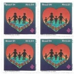 1S - SC C-1911 Qdr Ano Internacional da Família 1994 Mint