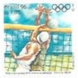 1S - SC C-1998 Cent 1ª Olimpíada Era Moderna, Vôlei 1996 Mint