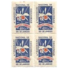 1S - SC C-0224 Qdr 4ª Exp Nac Orquídeas RJ 1946 NM