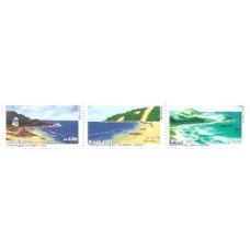 1S - SC C-2387/89 Série Praias Brasileiras 2001 Mint - (P1)