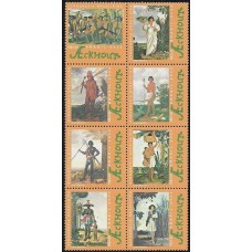 1S - SC C-2497/2504 Série Etnografia Brasileira 2002 Mint