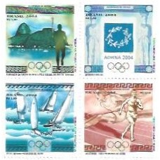 1S - SC C-2574/77 Série Olimpíadas Atenas/Grécia 2004 Mint