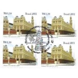 1S - SC C-3085 Qdr Estações Ferroviárias, Luz SP 2011 Mint