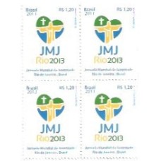 1S - SC C-3276 Qdr Jornada Mundial Juventude 2013 Mint