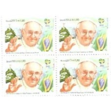 1S - SC C-3290 Qdr Papa Francisco, JMJ 2013 Mint