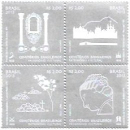 1S - SC C-3296/99 Série Cemitérios Br,2013 Mint