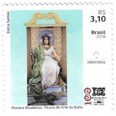 1S - SC C-3795 Museu Arte Bahia 100 Anos, Mercosul  2018 Mint