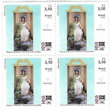 1S - SC C-3795 Qdr Museu Arte Bahia 100 Anos 2018 Mint