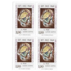 1S - SC C-0649 Qdr 10ª Bienal São Paulo, O Peixe 1969 Mint