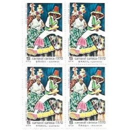 1S - SC C-0662 Qdr Carnaval Carioca 1969 Mint Ver Descrição