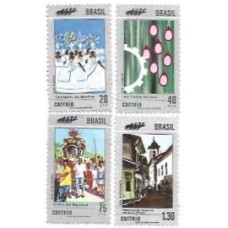 1S - SC C-0721/724 Série Turismo, Festas Regionais 1972 Mint