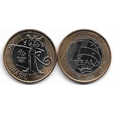 ZM - 1 Real 2014 Olimpíadas Mascote Vinicius Nova (SFC)