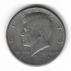 ZM - 50 Cents EUA, USA, ½ ( Half ) Dollar 1971 Kennedy Nova